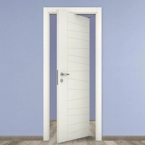 Porta rototraslante Madera bianco L 80 x H 210 cm destra