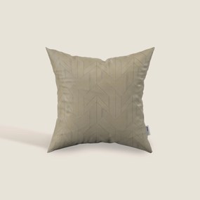 Geometrica cuscini decoro in velluto Impermeabile disponibile in diverse colorazioni beige