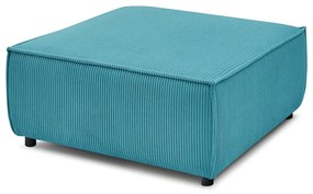 Pouf in velluto a coste blu Nihad modular - Bobochic Paris