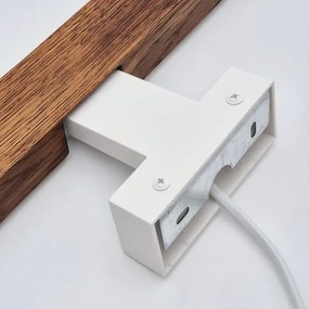 Brilagi- Illuminazione a LED per specchi da bagno WOODY MIRROR LED/8W/230V IP44 quercia/bianco