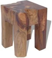 Sgabello in Legno Massello di Teak 243471