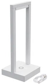 Lampada da Tavolo Ricaricabile 2.2W IP54 CCT Serie VELA - Bianca
