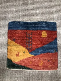 Gabbeh Tappeto persiano 40 x 40 (Iran) Annodato A Mano