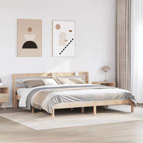 Letto senza materasso 180x200 cm in legno massello di pino