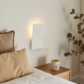 Applique in Gesso Pitturabile 1 lampada E14 da parete