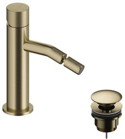 Rubinetto per bidet LOOP K SANYCCES oro spazzolato lucido