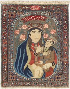 Kashan Tappeto persiano 80x60 (Iran) Annodato A Mano