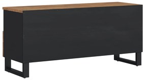 Mobile TV 100x33x46cm Legno Massello Mango e Legno Multistrato