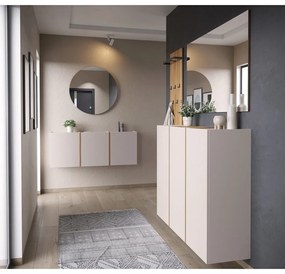 Set di mobili da ingresso color crema 138x200x27 cm Libbiano – Germania