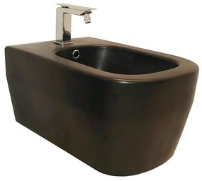 Bidet sospeso nero opaco tutto evo OLYMPIA CERAMICA L 36 x H 42 x P 53 cm