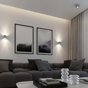 Applique in Cemento da Parete QUAD G9 Grigia da interno