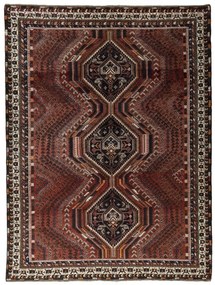 Shiraz Tappeto 210x280 Rosso (Iran) Annodato A Mano