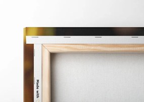 Quadro su tela – Buddha con sfondo astratto
