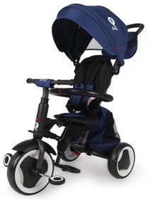 QPlay - Triciclo 3 in 1 per bambini RITO EVA PLUS blu