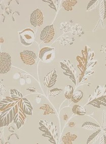 Blätter Tapete Warwick von Sanderson - Linen