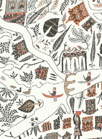 Lewis & Wood Carta da parati Utopia - Satsuma Soot