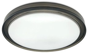 Plafoniera LED dimmerabile da bagno HALINA LED/48W/230V 3000-6000K diametro 38 cm nero + +TC