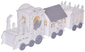 Decorazione natalizia LED 3xLED/2xAA grigio