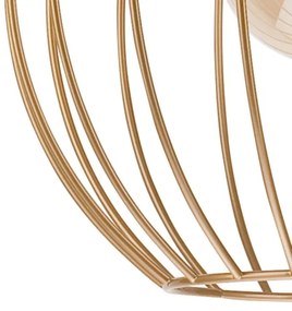 Lampadario a sospensione con filo ZOYA 1xE27/60W/230V ottone