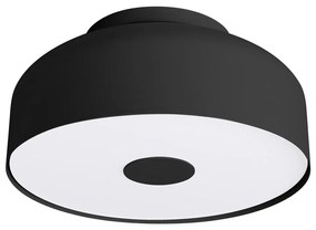 Plafoniera nera ø 30 cm Blacko – Sollux