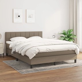 Giroletto A Molle Con Materasso Tortora 140x200 Cm İn Tessuto /