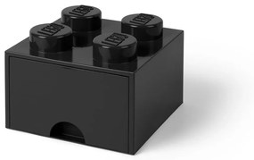 Scatola portaoggetti nera quadrata - LEGO®