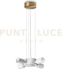 Sospensione per set up 4 luce attacco e27 ottone