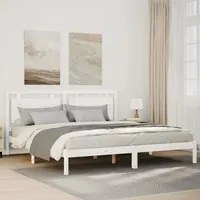 Giroletto Extra Lungo senza Materasso Bianco 200x210cm Massello 3309194