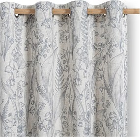 Tenda grigio chiaro 135x250 cm Selvetia – Restilo