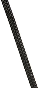 Lampada a sospensione industriale nera 3 luci - Cava