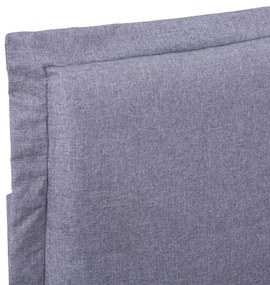 Giroletto grigio chiaro in tessuto 140x200 cm