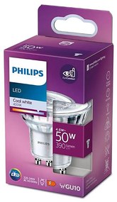 LED Lampadina Philips GU10/4,6W/230V 4000K