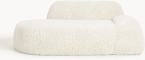 Divano 2 posti con chaise longue in teddy Wolke
