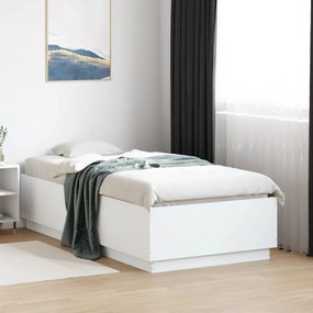 Giroletto bianco 90x190 cm in legno multistrato
