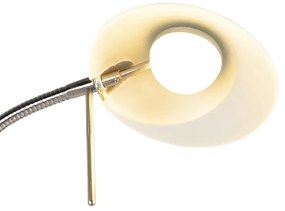 Lampada da terra moderna in acciaio con LED e dimmer - Lexus