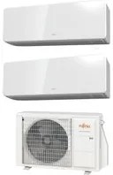 Climatizzatore Condizionatore Fujitsu Dual Split Inverter serie KG 9+12 con AOYG14KBTA2R-32 Wi-Fi Integrato 9000+12000