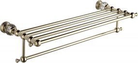 Mexen Estela mensola per asciugamani, oro - 7011520-50
