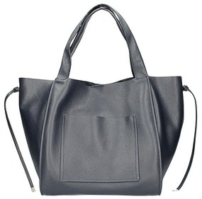 Maxi Borsa in pelle 59 blu navy Made in Italy