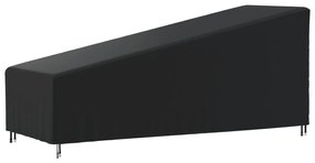 Copertura Per Sdraio Nera 195x76x40/80 Cm 420d Oxford /