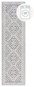 Runner in ciniglia lavabile grigio 60x240 cm Jaipur - Flair Rugs