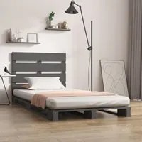 Giroletto Grigio 100x200 cm in Legno Massello di Pino cod mxl 54069