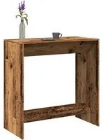 Tavolo da Bar Legno Antico 102x50x103,5 cm in Legno Multistrato 854434