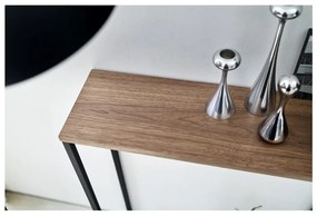 Tavolo consolle nero 18,5x60 cm Tower - YAMAZAKI