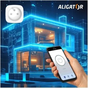 Aligator WAL001 - Presa intelligente 3680W/230V/Tipo E/16A Wi-Fi Tuya