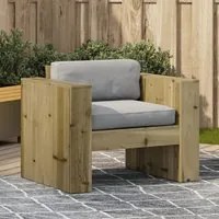 Divano da Giardino 79x60x62 cm in Legno Impregnato di Pino 844624