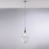 Lampadario Moderno Zeus Trasparente 1 Luce E27