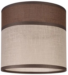 Paralume di ricambio ANDREA E27 Ø16 cm marrone/beige
