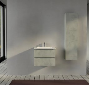 Mobile bagno sospeso 60 cm Grigio - Sofia