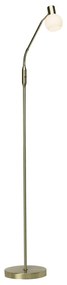Lampada da terra LED Philo oro, luce bianco caldo 450 lumen BRILLIANT