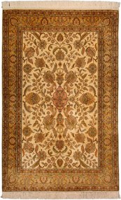 Cashmere Silk Tappeto orientale 110 x 170 Beige (Indian) Annodato A Mano